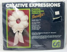 Creative Expressions 4126 Pure Elegance Wreath 14" Candlewick Kit