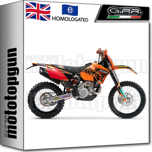 GPR EXHAUST HOM FURORE BLACK KTM EXC 