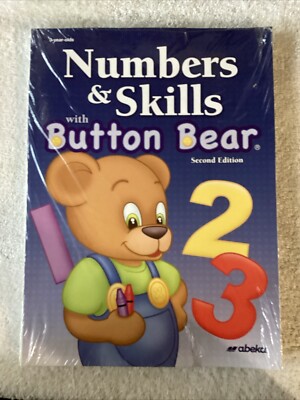 Numbers & Skills with Button Bear Second Edition 3 Year Olds Abeka 05A