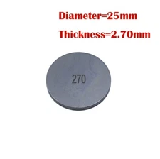 25mm Valve Shim Thickness 2.70mm for Honda CB CBX Yamaha FJ TT XVZ Triumph ALL