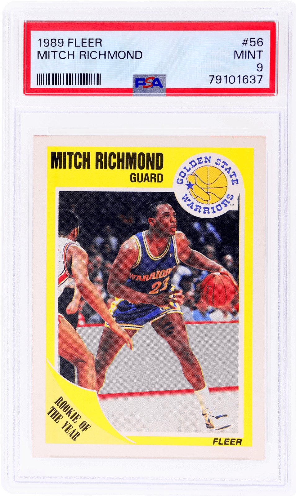 1989 Fleer Mitch Richmond #56 PSA 9