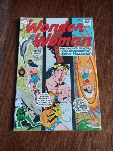 Wonder Woman #141 (Oct 1963) "Academy of Arch-Villains!" VINTAGE SILVER AGE!!