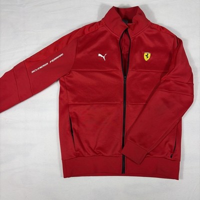 Ferrari T7 Rosso Corsa By Puma Scuderia Ferrari Branding Trackstyle Jacket