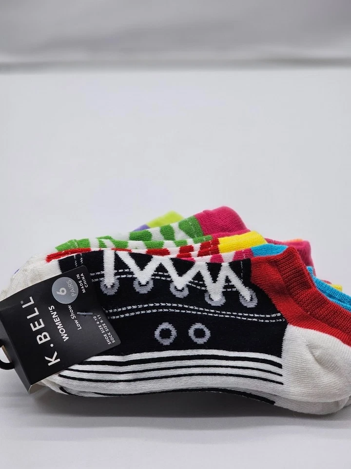 Женские разнообразные носки K bell, низкий шоу, Foozys, Columbia без скольжения новый - Изображение 3 из 4