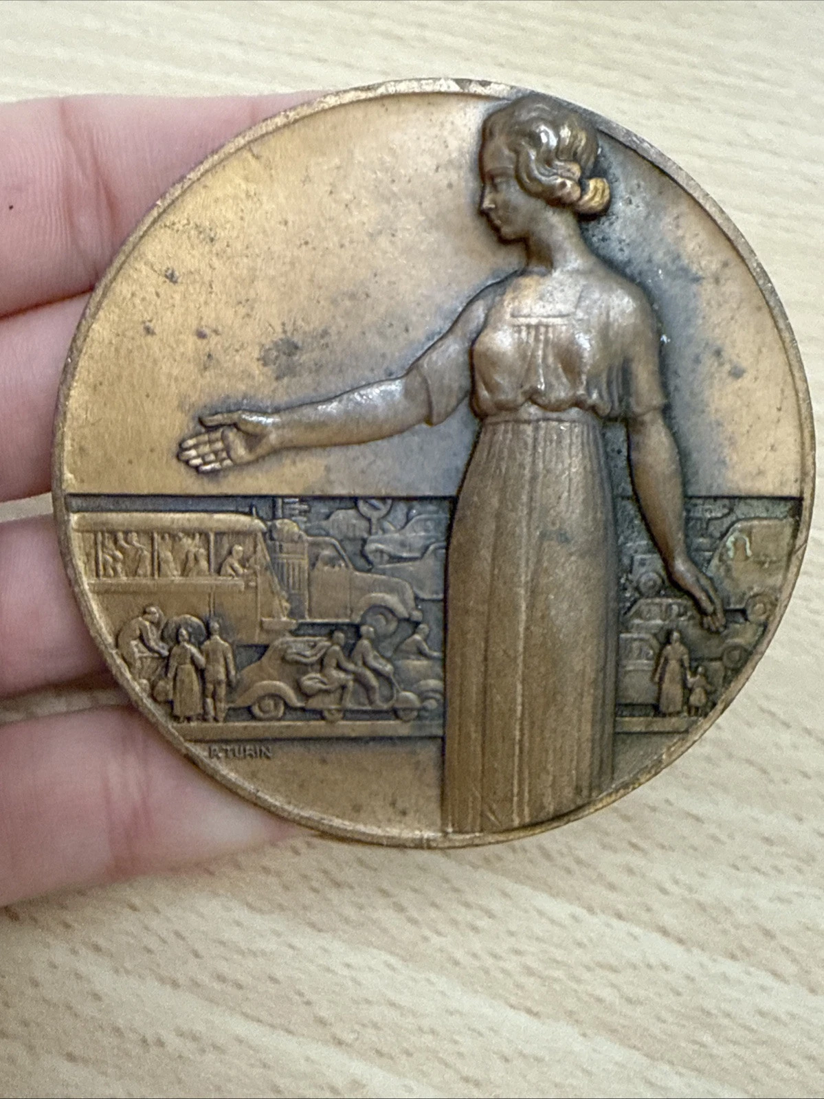 Médaille La Prévention Routière En Bronze 1983