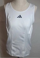 Adidas Men's Padded Compression White Tank Top IM3593 Sz 3XL Sports Training