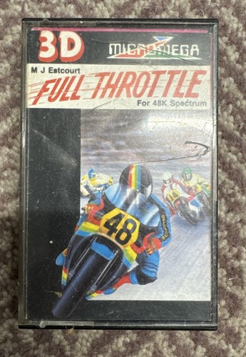 3D VOLLGAS - ZX SPECTRUM SPIEL