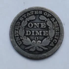 1856-O silver United States Seated Liberty dime--1,180,000 made
