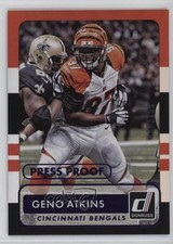 2015 Panini Donruss Press Proof Purple 30/199 Geno Atkins #131 0c6
