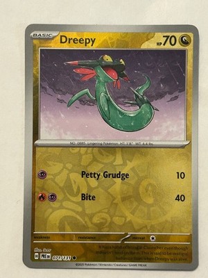 Dreepy 071/131 Sv: Prismatic Evolutions Reverse Holo Pokémon TCG