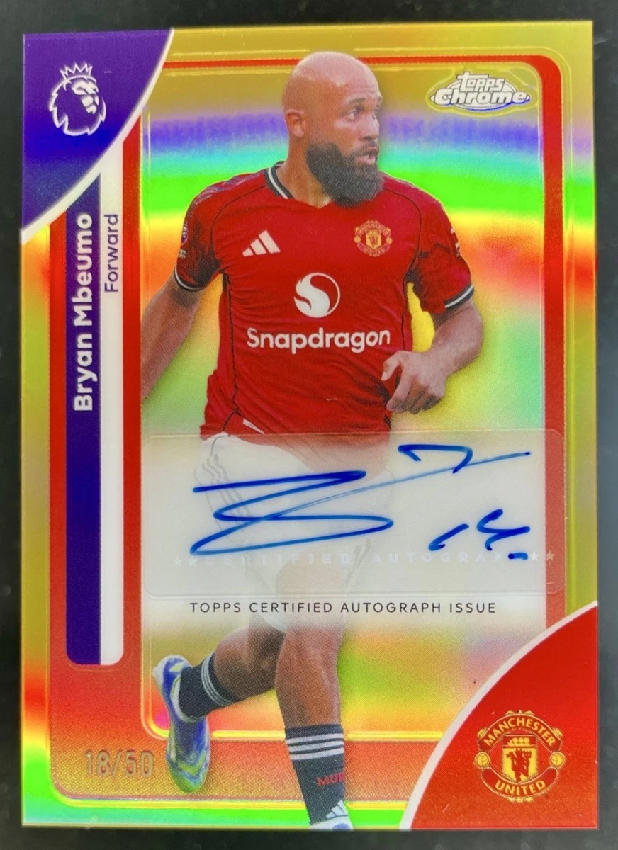 Topps Soccer Manchester United Serial Numbered Sports Trading