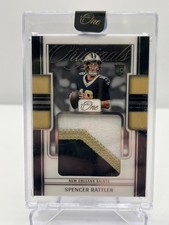 2024 PANINI ONE FOOTBALL SPENCER RATTLER RC 93/99 ORIGINALS PATCH NO. OOP-SRR