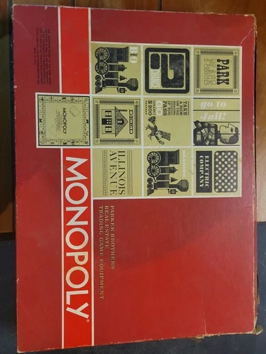 Monopoly Board Game Vintage 1960’s Parker Brothers Complete