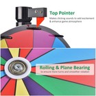 WinSpin 24" Prize Wheel Tabletop Floor Stand Spinning Game Brochure Holder — photo 5