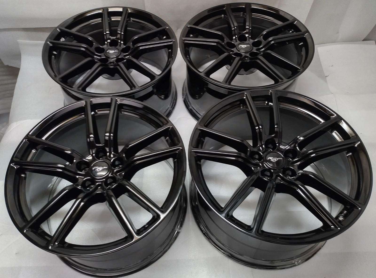 2020-2022 Ford Mustang Shelby GT500 OEM 20" Gloss Black Wheels Rims Set of 4 | K