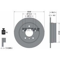 2X Textar 92099703 Bremsscheibe FüR Mercedes Benz Vaneo A Klasse W168 414