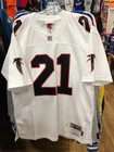 DEION SANDERS ATLANTA FALCONS  Mitchell & Ness NFL  LEGACY JERSEY MENS WHITE/BLK