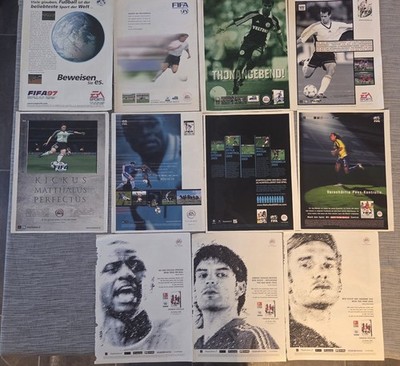 Fifa Fußball EA Sports Werbebilder Konvolut Fifa 97 - Fifa 14  Gaming 