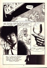 1986 Aircel Comics SAMURAI #8 page 1 Barry Blair NIGHTWYND Comic Art PROLOGUE