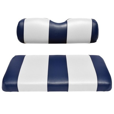 EZ-GO TXT (1996-2013)  Golf Seat 5 Panel Stitching - Two-Tone (Blue & White)