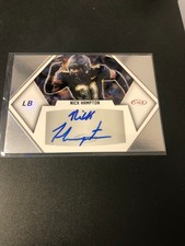 Nick Hampton #A-NH - Appalachian State U (2023 Sage Autograph Card)