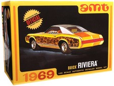 Amt 1969 Buick Riviera 125 Scale Model Kit New Toy Amt 1969 Buick Riviera 125 Scale Model Kit New Toy