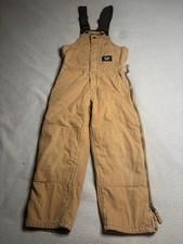 Berne Youth Insulated Bib Overalls Size M 8-10 Quilted Heavy Warm Work Hunt