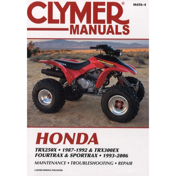 Honda TRX250X TRX300EX Fourtrax Sportrax Quad Werkstatthandbuch Clymer-image