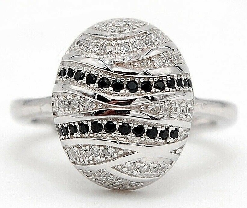1CT Heat Treated Spinel 925 Solid Sterling Silver Ring Sz 6 U1-1