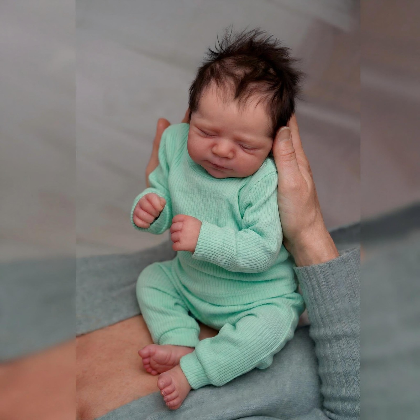 Girl 18 Inch &ndash; Full Body Vinyl, Realistic Sleeping Newborn,...