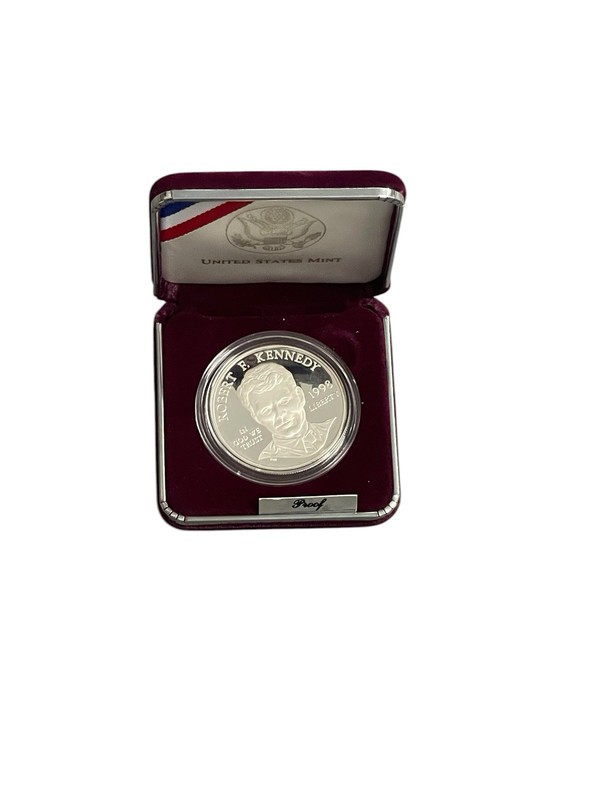 1998 United States Mint Robert F. Kennedy Commemorative Coin Program w/ Box*450