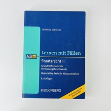 Lernen mit Fällen Staatsrecht II von Winfrie...