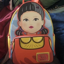 Netflix Squid Game Mini Backpack Light Up Singing Young Hee Cosplay Bag
