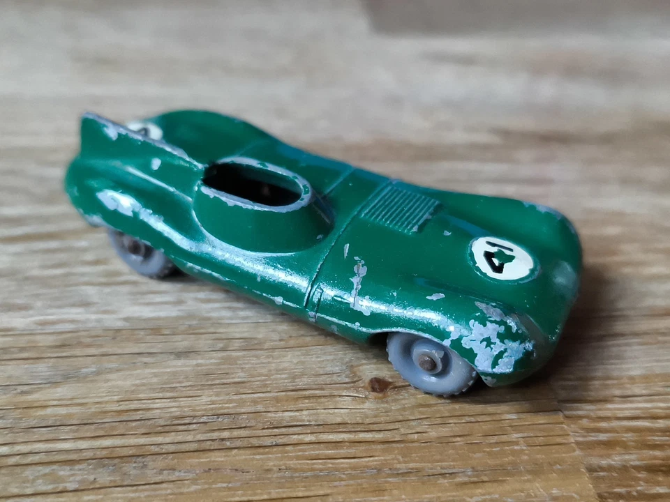 JAGUAR D-TYPE "41"GRÜN MATCHBOX SERIES LESNEY No.41 ENGLAND 60erJAHRE - Bild 3 von 4