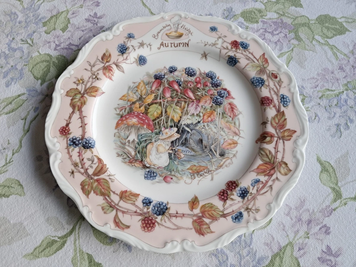 Brambly Hedge Autumn Plate for sale | eBay UK