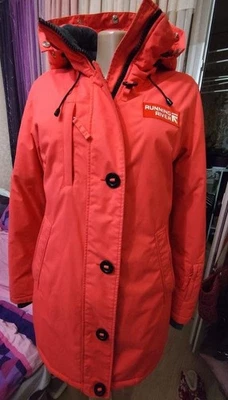 Women Running River Parka Coral S - Bild 1 von 4