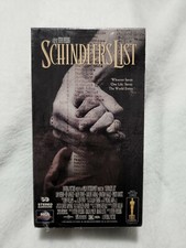 SEALED Schindler's List 2-tape VHS 1st Release 1993 MCA Universal NEW