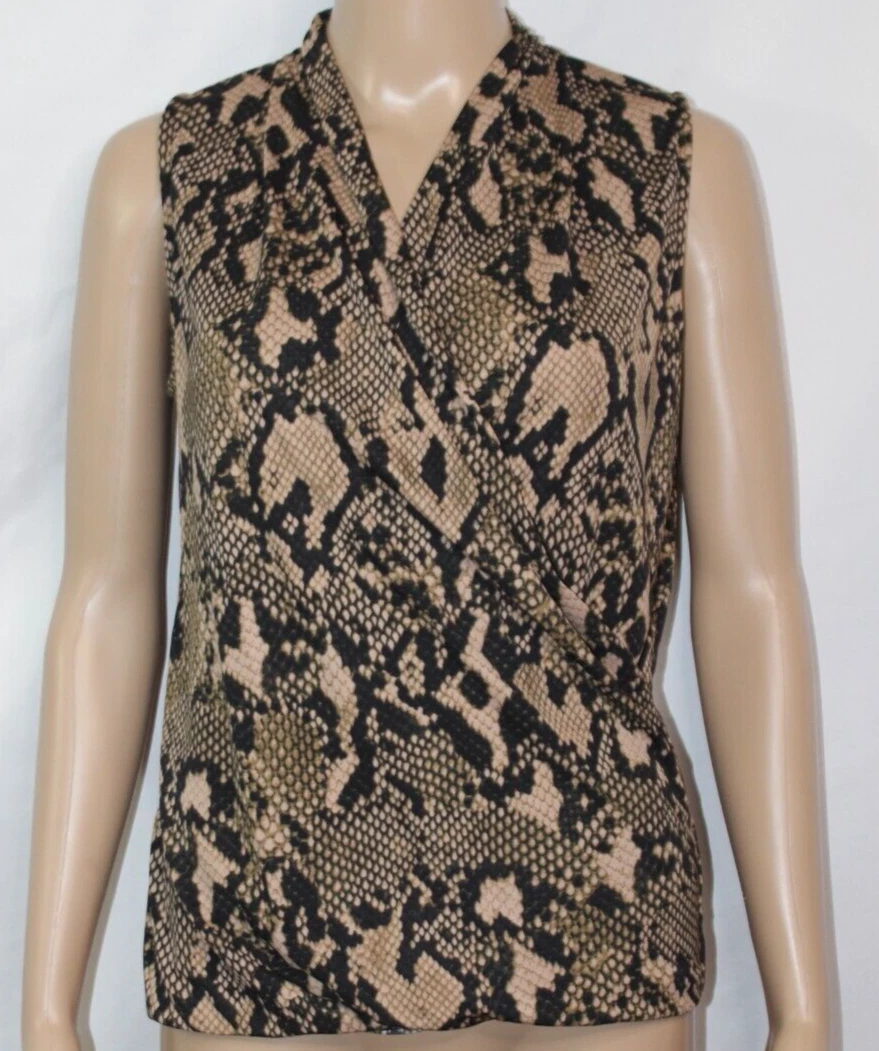 donna karan wrap top
