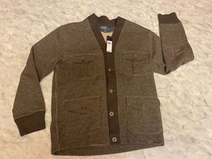 polo button down sweater