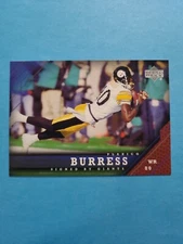 PLAXICO BURRESS 2005 UPPER DECK FOOTBALL CARD # 126 G0275