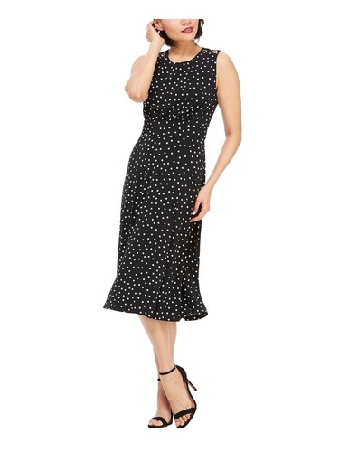 Max and Cleo Brown Strapless Polka Dot Midi Dress NWT Sz.10 | eBay