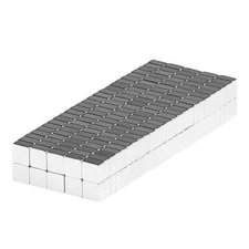 1/8 x 1/8 x 1/16 Inch Tiny Neodymium Rare Earth Block Magnets N48 (250 Pack)