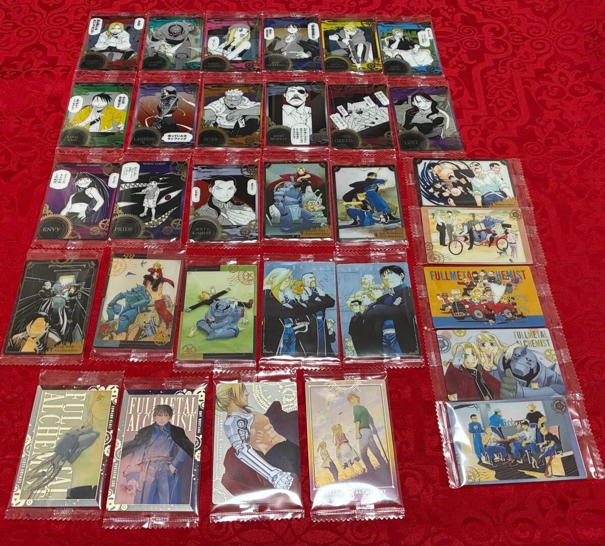 Fullmetal Alchemist Wafer Card Complete All 31 type BANDAI