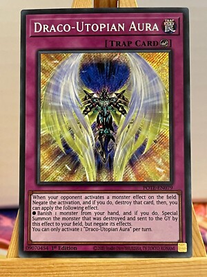 Dracho-utopische Aura POTE-EN079 Secret Rare Englisch NM YUGIOH