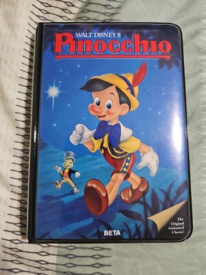 Pinocchio (BETA, 1985, Disney Clamshell) Black Diamond