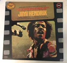 JIMI HENDRIX "EXPERIENCE" ORIGINAL SOUNDTRACK VINYL LP ALBUM 1971 on EMBER