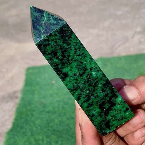 292G Restoration of Natural Red Green Treasure Crystal Obelisk Specimen - Bild 10 von 16