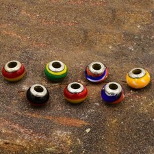 Sterling Silver 925 Lovelinks Bead Slides Bracelet/Necklace Charms