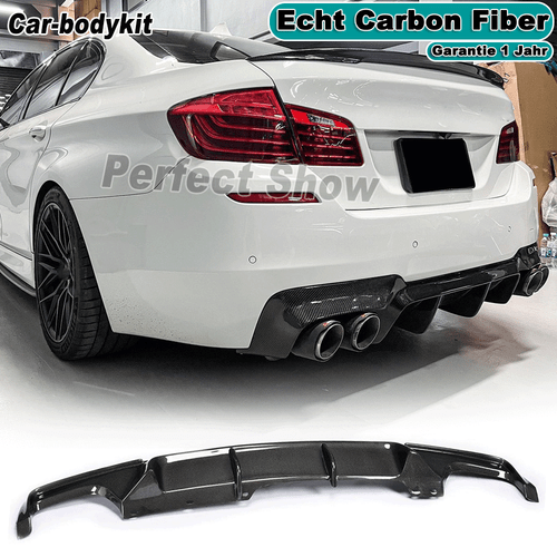 Difusor trasero de carbono difusor trasero para BMW Serie 5 F10 528i paquete M parachoques  - Imagen 1 de 12