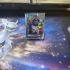 2021 Bowman - Chrome Prospects Aqua Refractor #BCP-132 Taylor Trammell /125